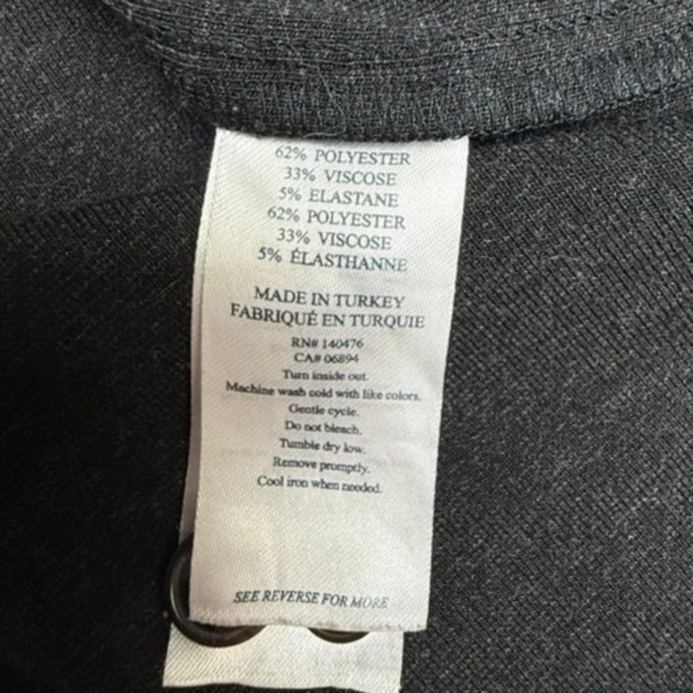 FAHERTY BRAND Men's Dark Gray Textured Long Sleeve Button Up Shirt XXL Preppy - Picture 6 of 10